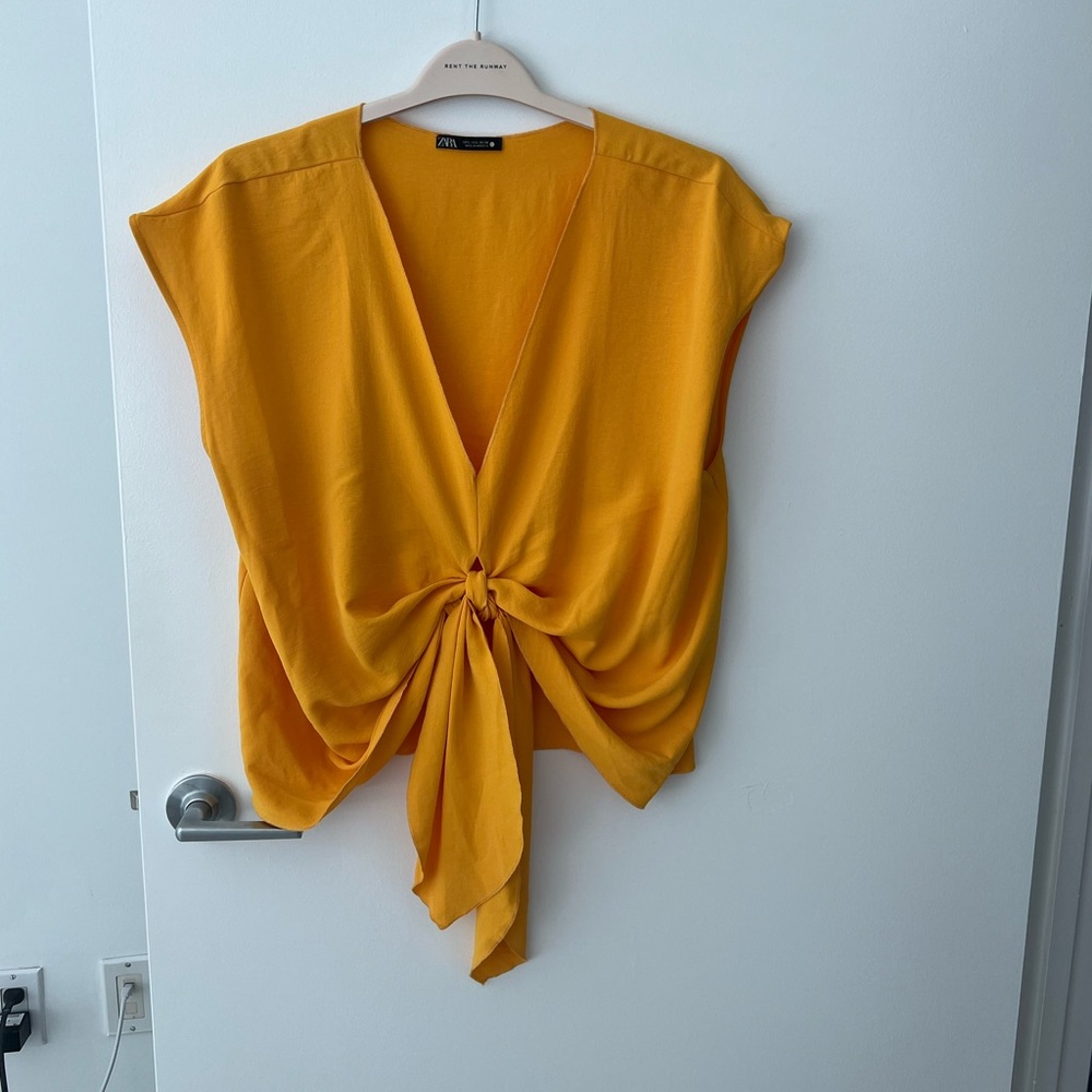 Golden Yellow Zara Top